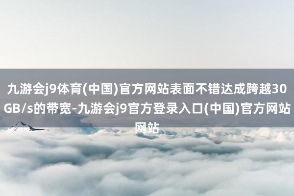 九游会j9体育(中国)官方网站表面不错达成跨越30GB/s的带宽-九游会j9官方登录入口(中国)官方网站