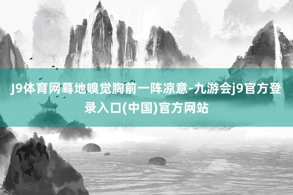 J9体育网蓦地嗅觉胸前一阵凉意-九游会j9官方登录入口(中国)官方网站