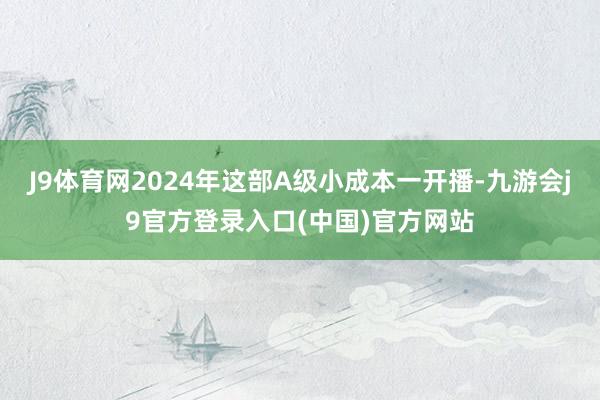 J9体育网2024年这部A级小成本一开播-九游会j9官方登录入口(中国)官方网站